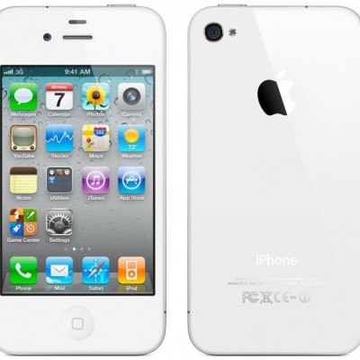 Корпус оригинальный Apple iPhone 4 белый (Высокое каечство)