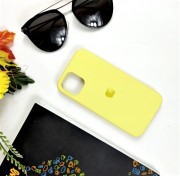 Чехол-накладка для iPhone 11 Pro Max серия "Оригинал" №32, светло-желтый