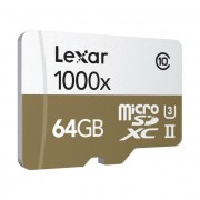 Micro SD 64GB Lexar Class10 1000x UHS-II с адапт (LSDMI64GCBEU1000R)