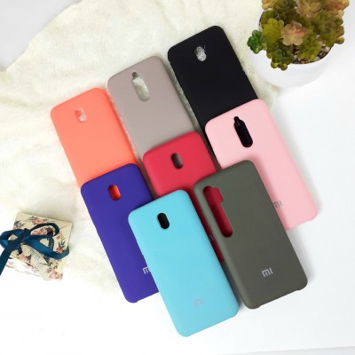 Чехол-накладка для Xiaomi Redmi Note 10/10 Pro/10 Lite/CC9 Pro "Оригинал", Soft Touch, оливковый