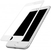 Защитное стекло Apple iPhone 7/8, белое, 3D в тех. пакете (C)