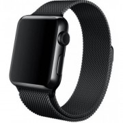 Ремешок для Apple Watch 38-40mm, "Миланская петля" металлический, черный
