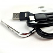 XO NB150 кабель для iPhone 5/6, черный