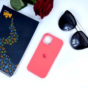 Чехол-накладка для iPhone 12 Mini (5.4") серия "Оригинал" №29, закр. низ, ярко-розовый