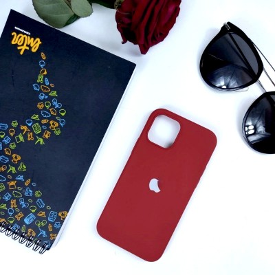 Чехол-накладка для iPhone 12 Pro Max (6.7") серия "Оригинал" №33, закр. низ, китайский красный