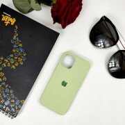 Чехол-накладка для iPhone 12 (6.1") серия "Оригинал" №64, закр. низ, бриллиантовый зеленый