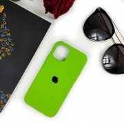 Чехол-накладка для iPhone 12 Mini (5.4") серия "Оригинал" №31, закр. низ, зеленый