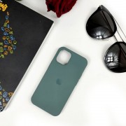 Чехол-накладка для iPhone 12 Pro Max (6.7") серия "Оригинал" №58, закр. низ, сосновый лес