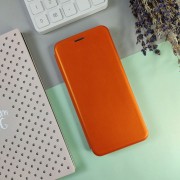 Чехол-книга для Samsung A01, Open Fashion, горизонтальный, оранжевый