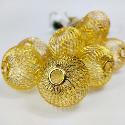 Perfeo гирлянда светодиодная "Шар 1" 10LED, металл, 1.5м, 2хАА (PF_A4913)