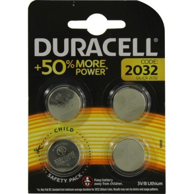 Duracell CR2032/4BL (комплект 4 штуки - цена за 1 шт)