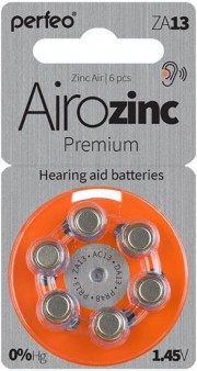Perfeo ZA13/6BL Airozinc Premium (комплект 6 штук - цена за 1шт)