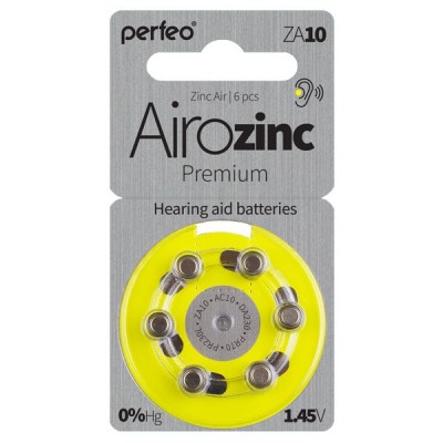 Perfeo ZA10/6BL Airozinc Premium (комплект 6 штук - цена за 1шт)