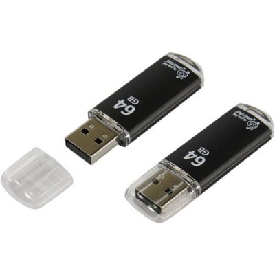 USB 64GB SmartBuy V-Cut черный (SB64GBVC-K)