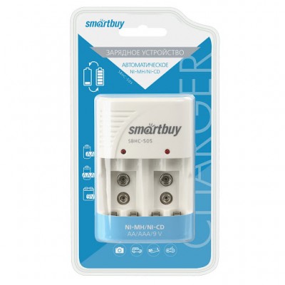 ЗУ для Ni-Mh/Ni-Cd аккумуляторов Smartbuy 505 автоматическое (SBHC-505)