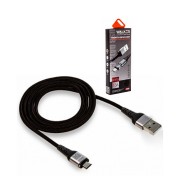 Кабель MICRO-USB Walker C970, магнитный, передача данных, быстрый заряд, черный