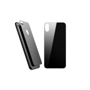 Защитное стекло Apple iPhone XS Max, заднее, тех.упаковка, черный