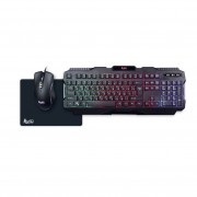 Набор игровой клавиатура+мышь+коврик Smartbuy RUSH Shotgun (SBC-307728G-K), черный