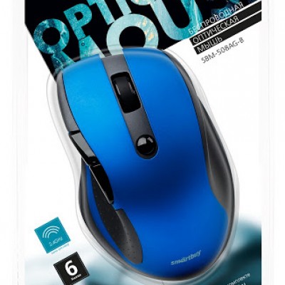 Мышь беспроводная Smartbuy 508 (SBM-508AG-B), синий