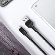 XO NB051 кабель Micro USB, длина 1м, черный