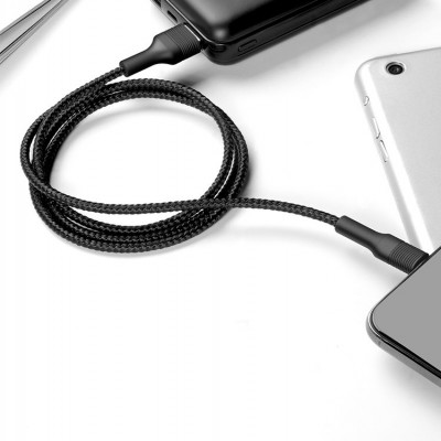 XO NB051 кабель Micro USB, длина 1м, черный