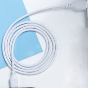 XO NB103 кабель для iPhone 5/6, 2.1A, длина 2 м, белый