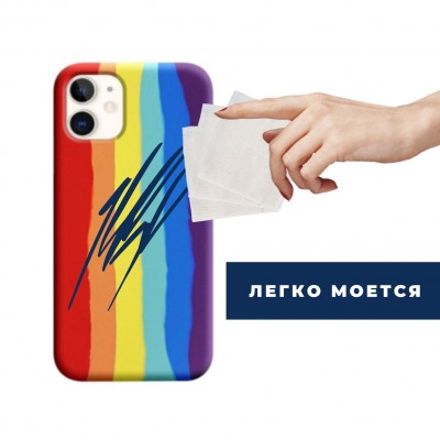 Чехол-накладка для iPhone X/XS Silicone Case, Soft Touch, рисунок №1