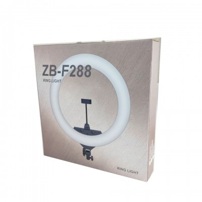Кольцевая лампа для селфи ZB-F288, 35 см, + пульт, с сумкой (без штатива)