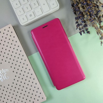 Чехол-книга для Samsung S10 Plus, Open Fasion, горизонтальный, розовый