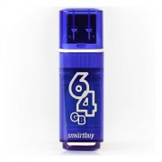 USB 64GB SmartBuy UFD 3.0 Glossy Series Dark Blue (SB64GBGS-DB), синий