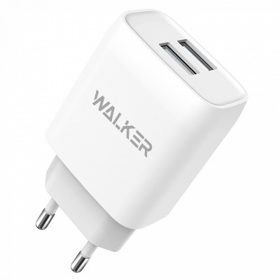 СЗУ Walker WH-31, 10.5W, 2 USB разъема (2.1A), белый