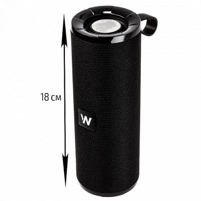 Колонка WALKER WSP-110, Bluetooth, 5Вт*2, черный