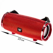 Колонка WALKER WSP-160, Bluetooth, 7Вт*2, красный