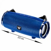 Колонка WALKER WSP-160, Bluetooth, 7Вт*2, синий