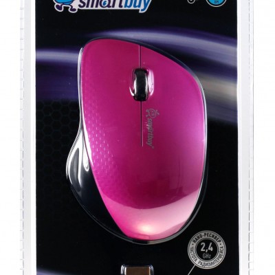 Мышь беспроводная Smartbuy 309AG (SBM-309AG-I), розовый/черный