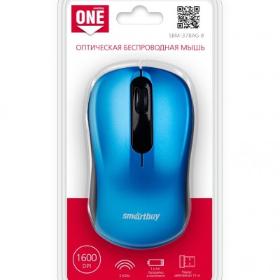 Мышь беспроводная Smartbuy ONE 378 (SBM-378AG-B), синий