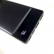 Внешний аккумулятор XO PR-132, 10000 mAh, 2A вх/вых, USB/Type-C, PD, дисплей, черный