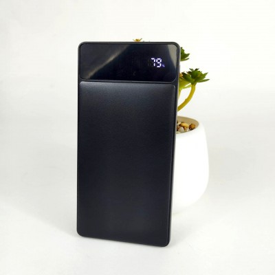 Внешний аккумулятор XO PR-132, 10000 mAh, 2A вх/вых, USB/Type-C, PD, дисплей, черный