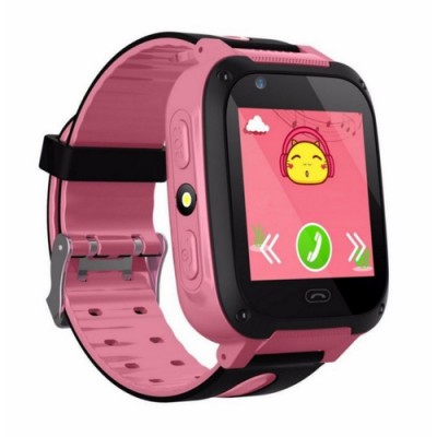 Детские Часы Smart S4- сим-карта/GPS/камера, розовый