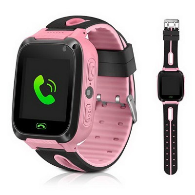 Детские Часы Smart S4- сим-карта/GPS/камера, розовый