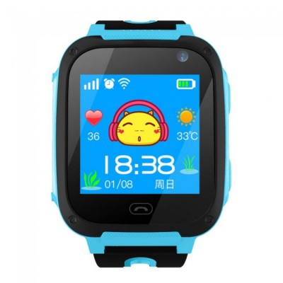 Детские Часы Smart S4- сим-карта/GPS/камера, (поврежденная упаковка), голубой