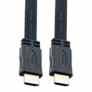 PERFEO Кабель HDMI A вилка - HDMI A вилка, плоский, ver.1.4, длина 1 м. (H1301)