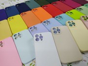 Чехол-накладка для iPhone 12 Mini Silicone Case (без лого) №43, голубое небо