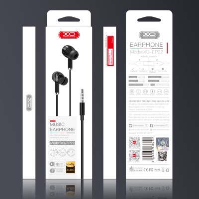 Наушники XO EP23 Pro, с разъемом TYPE-C, черный