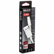 Walker C820 Кабель для iPhone X, 18W, белый