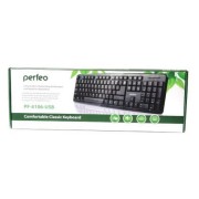 Perfeo клавиатура "PYRAMID" Multimedia, USB (PF-8005), чёрный