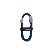 PERFEO Кабель USB2.0 A вилка - USB Type-C вилка, длина 1 м. (U4903), черно-синий