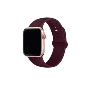 Ремешок для Apple Watch 42-44mm, силиконовый №52, фиолетовый виноград