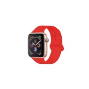Ремешок для Apple Watch 42-44mm, силиконовый №14, красный