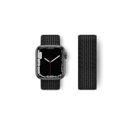 Ремешок для Apple Watch 38-40mm, нейлоновый на липучке, серый